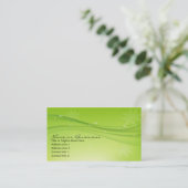 緑の優美 名刺 (スタンド正面)