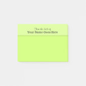 緑の先生の一流の机のノートのオルガナイザー ポストイット (正面)