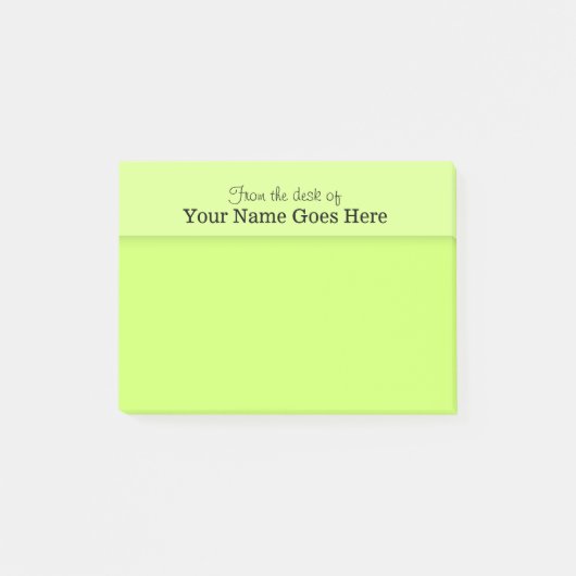 緑の先生の一流の机のノートのオルガナイザー ポストイット (正面)