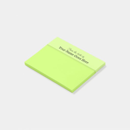 緑の先生の一流の机のノートのオルガナイザー ポストイット (アングル)