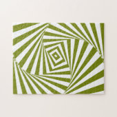 緑の光学錯覚 ジグソーパズル (横)