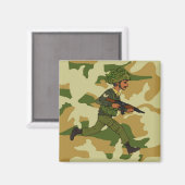 緑の兵士パキスタン マグネット (正面/裏面)