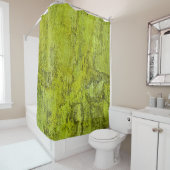 緑の具象要約、アート、ホームデコール、背景 シャワーカーテン (インサイチュ)