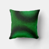 緑の円形マラカイト クッション (裏面)