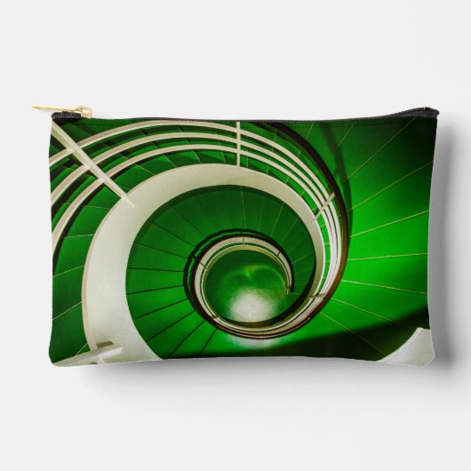 緑の円形階段 アクセサリーポーチ (正面)