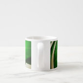 緑の円形階段 エスプレッソカップ (裏面)