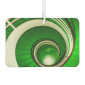 緑の円形階段 カーエアーフレッシュナー (裏面)