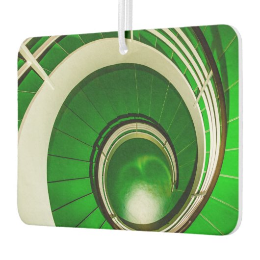 緑の円形階段 カーエアーフレッシュナー (左)