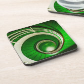 緑の円形階段 コースター (左側)