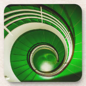 緑の円形階段 コースター (正面)