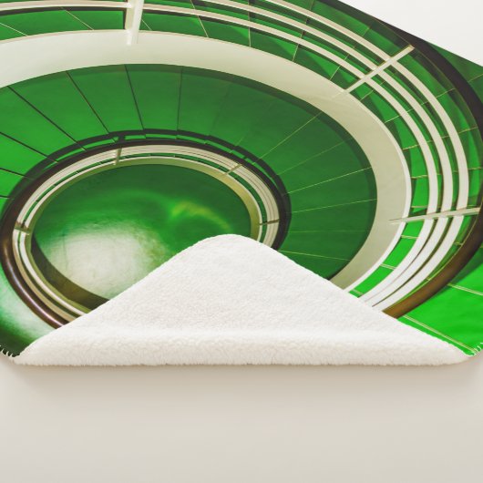 緑の円形階段 シェルパブランケット (3/4)