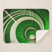 緑の円形階段 シェルパブランケット (正面(横))