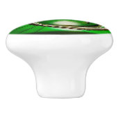 緑の円形階段 セラミックノブ (側面)