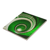 緑の円形階段 タイル (側面)