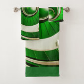 緑の円形階段 バスタオルセット (インサイチュ)