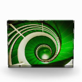 緑の円形階段 フォトブロック (正面)