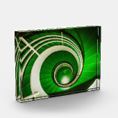 緑の円形階段 フォトブロック (左)