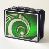 緑の円形階段 メタルランチボックス (裏面)