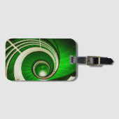 緑の円形階段 ラゲッジタグ (正面横)