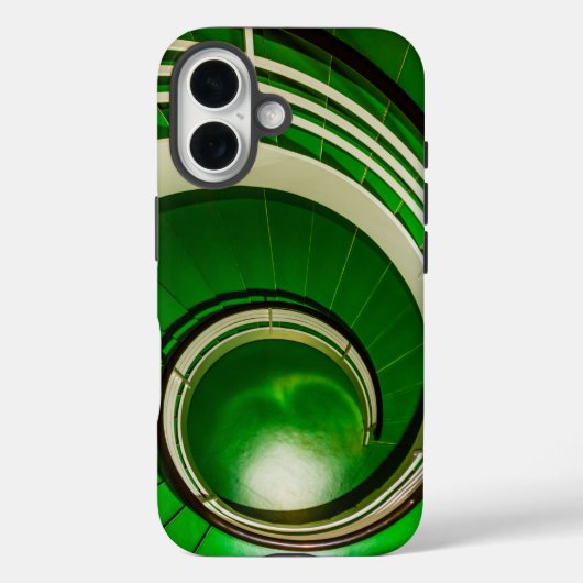 緑の円形階段 Case-Mate iPhoneケース (裏面)