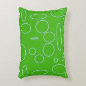 緑の円 アクセントクッション (正面(垂直))