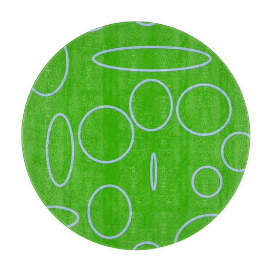 緑の円 カッティングボード (正面)