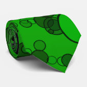 緑の円 ネクタイ (ロール)