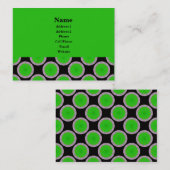 緑の円 名刺 (正面/裏面)