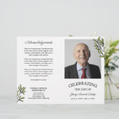 緑の写真お祝い・オブ・ライフ・葬儀 (スタンド正面)