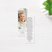 緑の写真追悼詩ブックマーク (デスク)