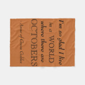 緑の切り妻の秋のフリースブランケットのアン フリースブランケット (正面(横))