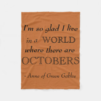 緑の切り妻の秋のフリースブランケットのアン フリースブランケット