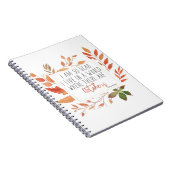 緑の切り妻の10月の引用文の秋のノートのアン ノートブック (右側)