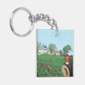 、緑の切り妻愛と見ます、PEIのアン キーホルダー (正面左)