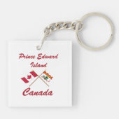 、緑の切り妻愛と見ます、PEIのアン キーホルダー (裏面)