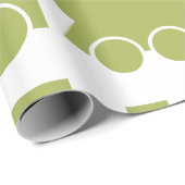 緑の列車の無光沢の包装紙 ラッピングペーパー (ロールコーナー)