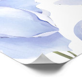 緑の前に何か青いフローラブライダル ポスター (角)