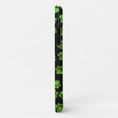 緑の前足、グリッターの前足、緑のグリッター、犬の前足 Case-Mate iPhoneケース (裏面/左)