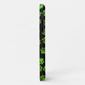 緑の前足、グリッターの前足、緑のグリッター、犬の前足 Case-Mate iPhoneケース (裏面/左)