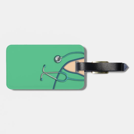 緑の医学はごしごし洗います ラゲッジタグ (裏面横)