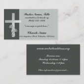 緑の十字教会大臣名刺 名刺 (正面/裏面)