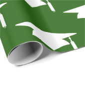 緑の卒業キャップパターン – 卒業 ラッピングペーパー (ロールコーナー)