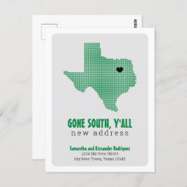 緑の南に移動し、すべての移動 ポストカード