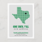 緑の南に移動し、すべての移動 ポストカード (正面)