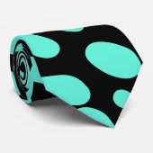 緑の単色のジオメトリ形状 ネクタイ (ロール)