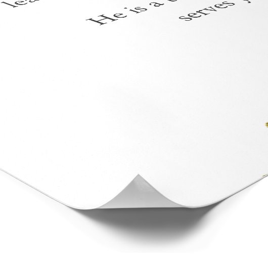 緑の印刷可能なバプティスギフトポスター ポスター (角)