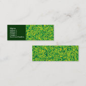 緑の印象主義 スキニー名刺 (正面/裏面)