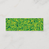 緑の印象主義 スキニー名刺 (裏面)