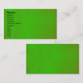 緑の印象 名刺 (正面/裏面)
