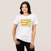 緑の卵とハムは好きですか? トライブレンドTシャツ (正面全面)